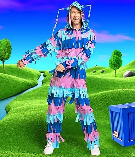 Tipsy Elves Men's Pinata Jumpsuit Halloween Costume for Adults