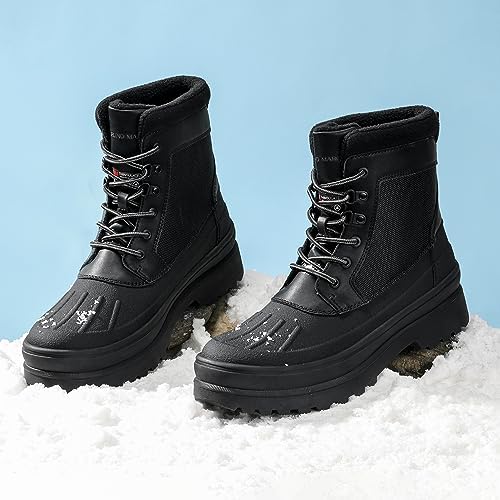 Bruno Marc Men's Insulated Waterproof Snow Boots