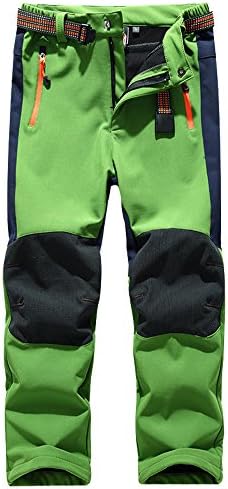 Jessie Kidden Kids Boys Girls Youth Waterproof Hiking Ski Snow Fleece Pants