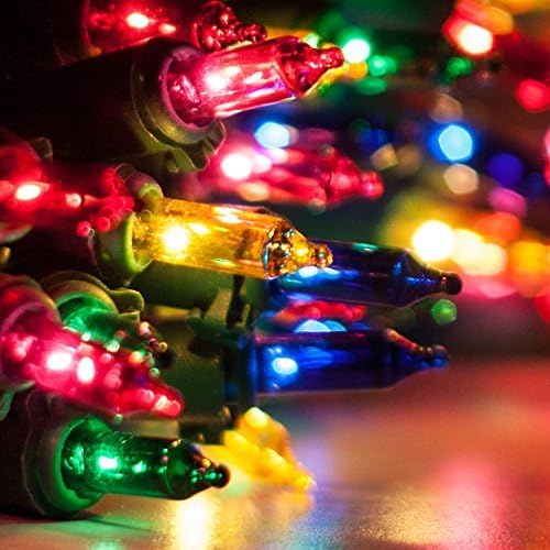 Holiday Joy Multicolor Christmas Lights - 300 Count Mini Bulbs 64 Ft