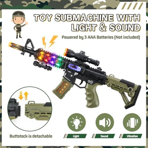 Metemot Kids Army Costume for Boys, Soldier Boys Halloween Costume Age 3-12