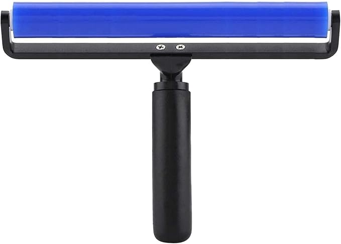 12Inch Silicone Lint Roller with High Elastic for Efficient Hair and Debris Removal on Various Surfaces Ergonomic Particle Remover