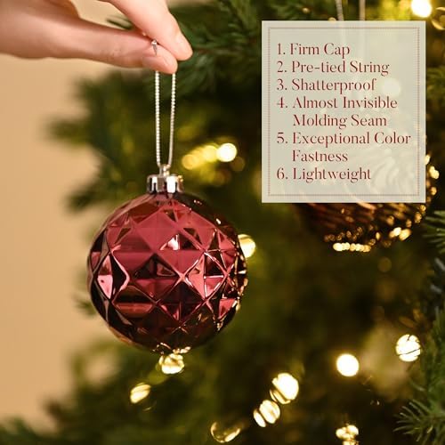 Valery Madelyn 100ct Christmas Tree Decorations Variety Ball Ornaments Set