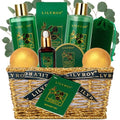 10Pcs Eucalyptus Spa Bath Gifts Set Premium Spa Gift Basket for Women & Men