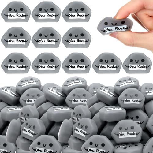 Thenshop 30 Pcs You Rock Stone Relief Favor Gifts