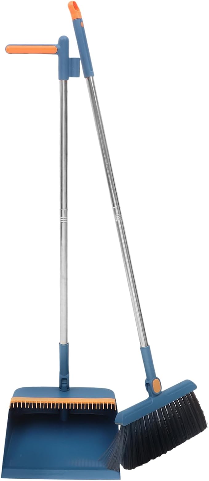 Hand Broom for Floor Cleaning Dustpan and Brush Set Home Cleaning Assistants Easy to Carry Style