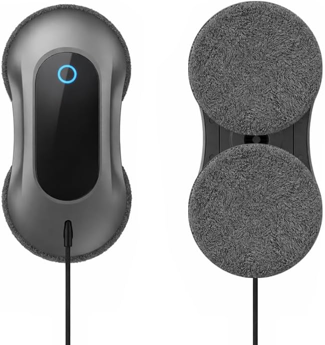 2026 Completely Upgraded Window Cleaning Robot with Smart AI Navigation, Dual Water Spray with 5500Pa Suction Automatic Glass Cleaning Robot for High-Rise Windows and Mirrors
