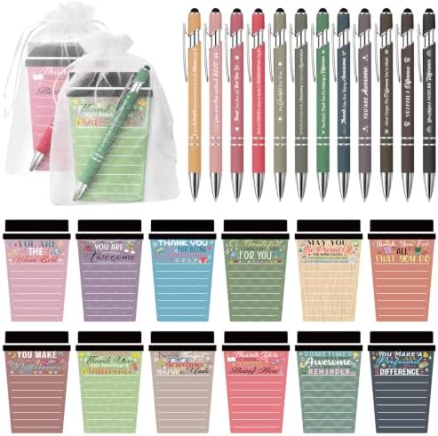 12 Set Employee Appreciation Gifts Bulk Team, Muted Colors