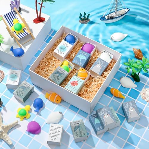 20 Sets Positive Gifts Animal Birthday Party Favors with Support Boxes