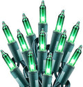 Minetom St. Patrick's Day String Lights, 100 Count 20 Ft Incandescent Bulb