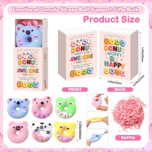 30 Sets Appreciation Gifts Donut Party Favors with Boxes