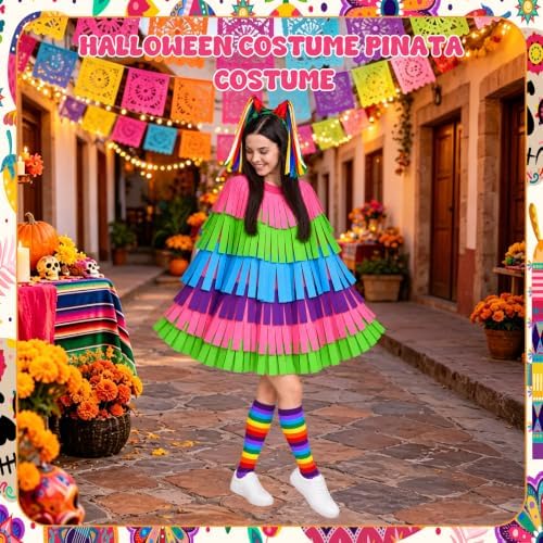 3 Pcs Halloween Pinata Costume Set