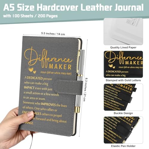 20 Pcs Employee Appreciation Gift Bulk Notebook Pen, Morandi, Difference