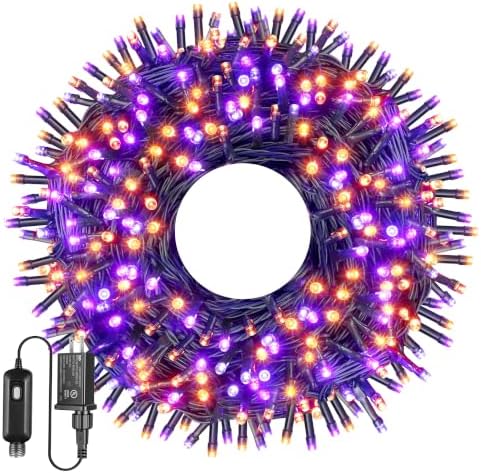 Ollny 300 LED Halloween Lights, 100FT Outdoor Halloween String Lights