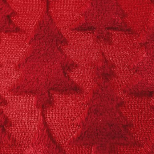 DFXSZ Christmas Tree Pillow Covers 20x20 Set of 2 Christmas Decor Red Star