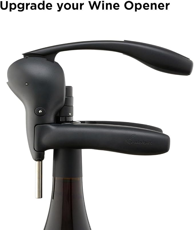 Rabbit Wine Lever Corkscrew Wine Opener With Built In Foil Cutter