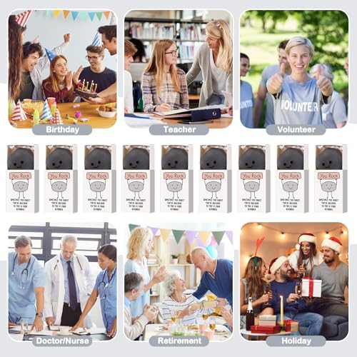 12 Sets You Rock Gifts Inspirational Party Favors with Support Boxes