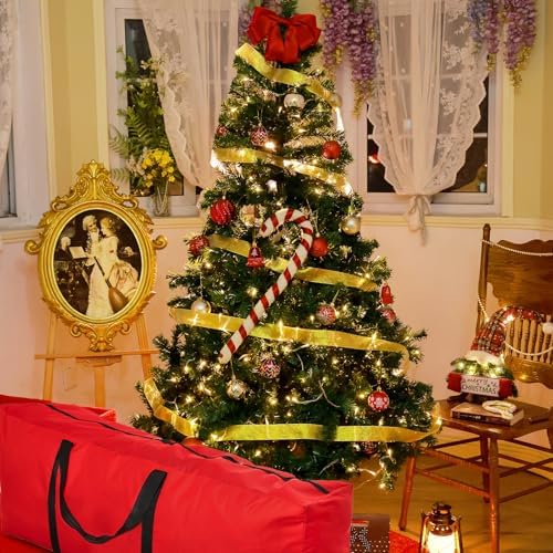 5ft Green Prelit Artificial Christmas Tree,Arbol de Navidad Fake Xmas Tree