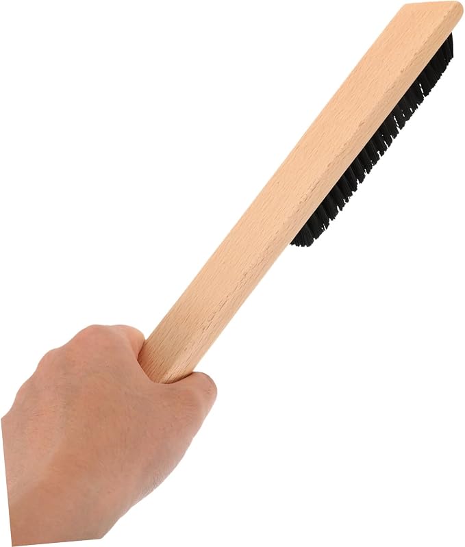 Ipetboom 4pcs Bristle Coat Brush Handle for Garment and Bedding Cleaning for Removing Lint Hair and Stains from Clothes and Shoes