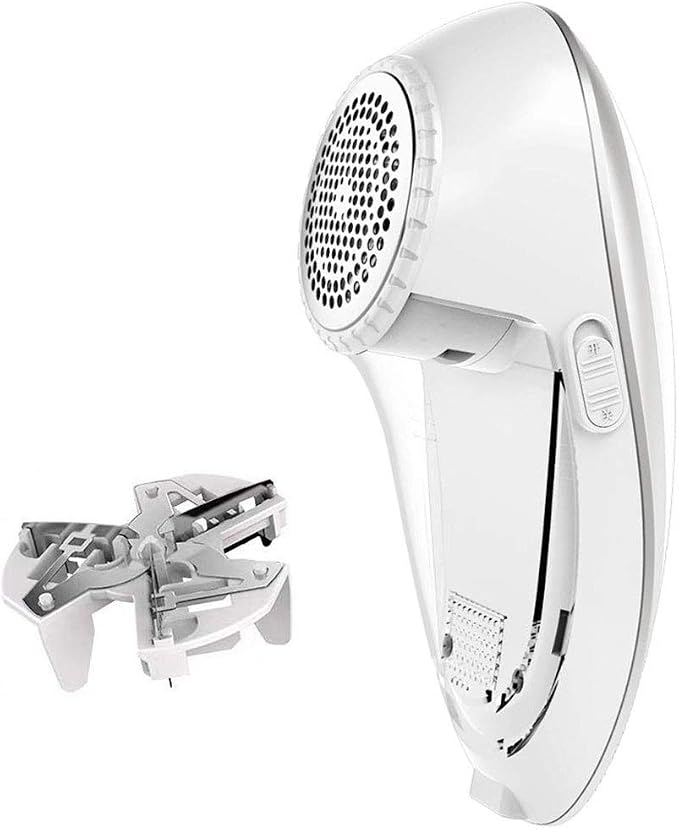 Lint Remover, Rechargeable Fabric Shaver, Stainless Steel Blades Defuzzer Pill Fuzz for Clothes, Furniture