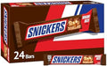 SNICKERS Milk Chocolate Candy Bars, Share Size Bulk, 3.29 oz, Pack of 24