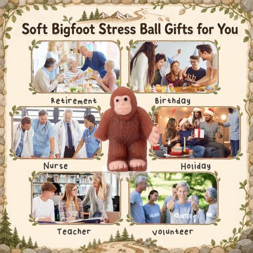 Thenshop 20 Pcs Bigfoot Balls Cute Sasquatch Desk Decor
