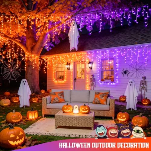 JMEXSUSS 400 LED Color Changing Halloween Lights Outdoor