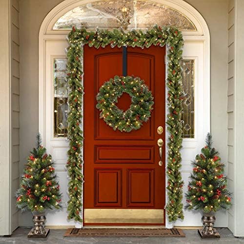 Wreath Hanger,Christmas Decorations Adjustable Wreath Hanger for Front Door