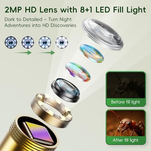Borescope Camera for Kids, STEM Toy for 3+ Years Boys Girls