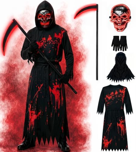 Grim Reaper Costume Kids Halloween Costumes for Boys Scream Costume