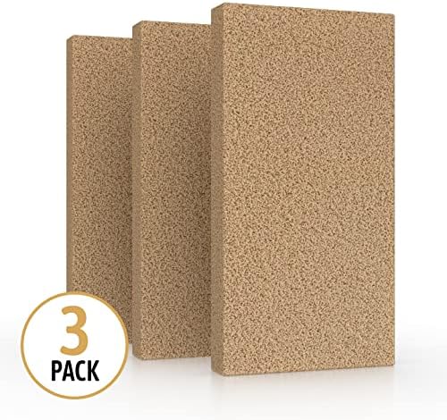 Dry Cleaning Soot Eraser Sponge - Pet Hair, Smoke, Soot, Dust and Dirt Remover - 3x6 Double, One Unit (3 Pack Single)