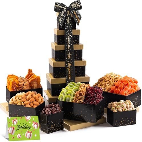 NUT CRAVINGS Gourmet Collection (12 Assortments) Happy Birthday Treats