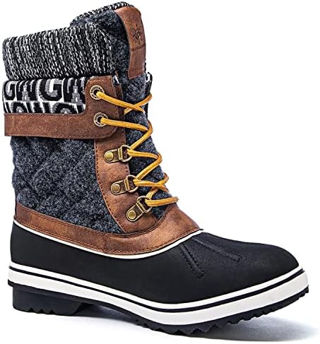 GLOBALWIN Women's Waterproof Winter Boots Snow Boots For Women