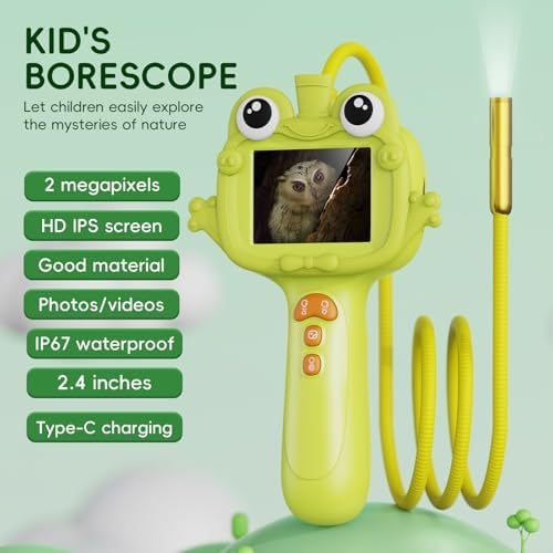 Borescope Camera for Kids, STEM Toy for 3+ Years Boys Girls