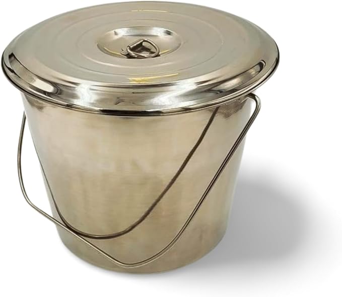 SS Strainers (Large Strainer & Pail Combo, 17 L Pail & Large Strainer Combo)