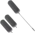 2.8M Extended Chicken Feather Duster Extendable and Curved Ceiling Cleaning Broom Home Electrostatic Dust Collector(2.8m 3PCS clothB)