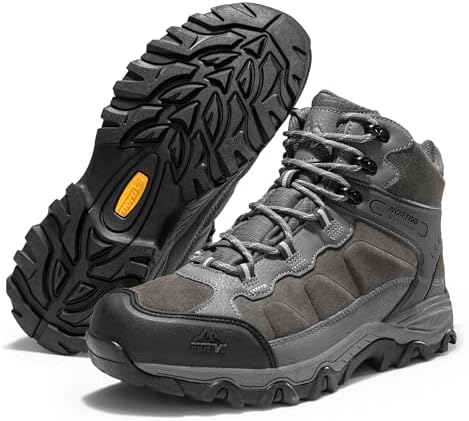 NORTIV 8 Men's Waterproof Lightweight Hiking Boots