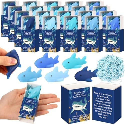 24 Sets Shark Appreciation Gifts Positive Remind Party Favors