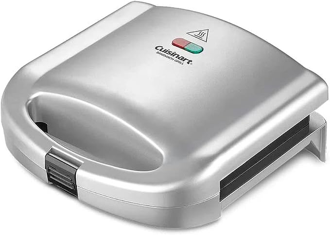 Cuisinart Sandwich Grill, Silver, WM-SW2N1NAS