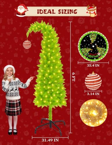 Christmas Tree 6FT, Whimsical Bendable Artificial Tree