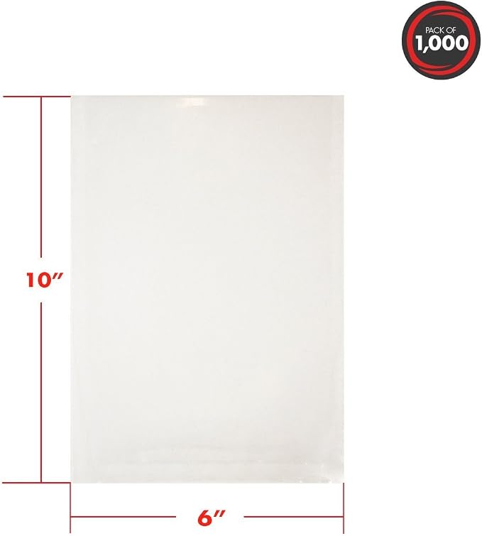 UltraSource - 700610-200 Vacuum Chamber Pouches, 6 x 10, 3 mil (Box of 1000)