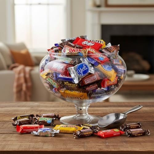 Halloween Chocolate Candy Variety Pack - 5lb Bulk Chocolate Candy Individually Wrapped - Bulk Halloween Candy for Trick or Treat, Pinata Stuffers, Party Favors, Office Snacks & Candy Bowls - 5 Pounds