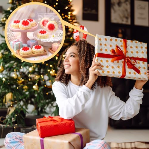 Meooeck 12 Pcs Cake Fidgets Balls for Adults Party Favors