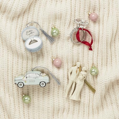Lenox 2025 Just Married Vintage Car Christmas Hanging Ornament