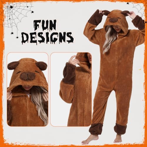Adult Onesie Pajamas Animal One Piece Costume Halloween Cosplay for Women Men