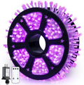 JMEXSUSS 600 LED Purple Christmas Lights Indoor Outdoor Halloween Lights