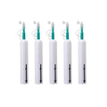 -5pcs Optical Fiber Cleaning Pen 2.5mm Ferrules SC/ST/FC Optical Fiber Connector Cleaning Pen Been Cleaned for More Than 800 Times, (Xstus-Pen-SC-White-5PC)