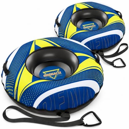 Snow Sled for Kids and Adults, Heavy Duty Snow Tubes for Sledding