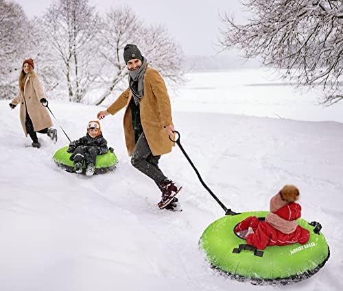 Slippery Racer Heavy Duty Commercial Snow Tube, Hard Bottom, Cushion Insert, Canvass Cover-42”