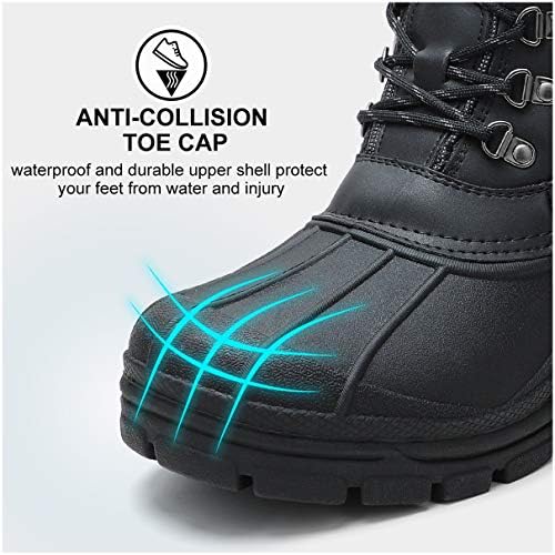 ALEADER Men's Waterproof Winter Snow Boots Thinsulate